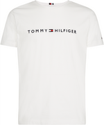 Core Tommy Logo Tee - Snow White